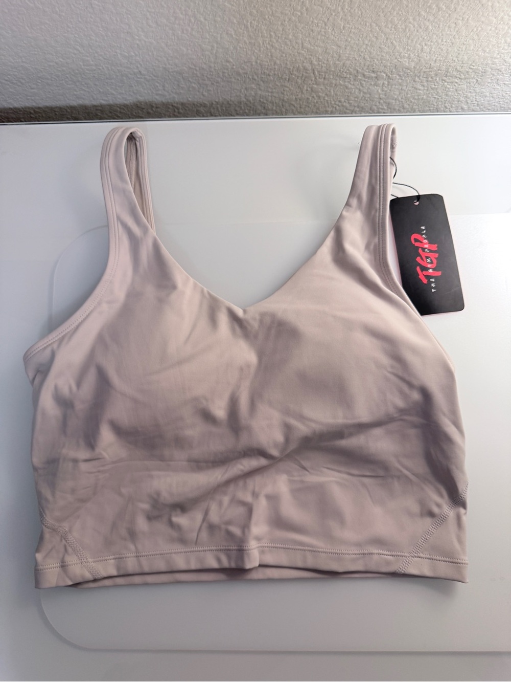The Gym People Longline Padded Wirefree Sports Bra Size Medium